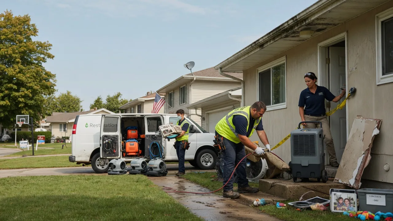 Water Damage Restoration in Brownstown, IN near me
